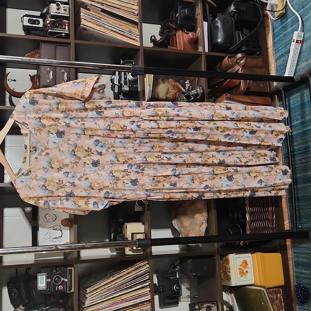 VTG Sz 26 Floral Dress